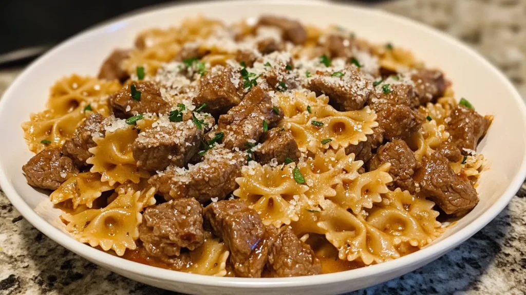 Beef and Bowtie Pasta for website 03