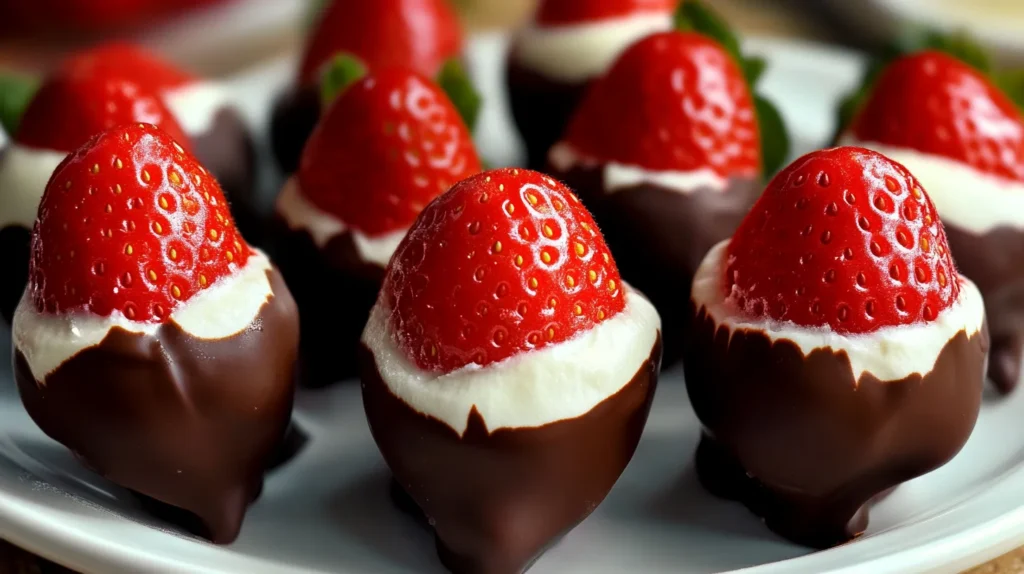 Chocolate Covered Cheesecake Strawberries 02