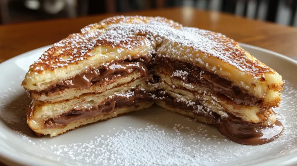 Fried Nutella Pancake Sandwich 03