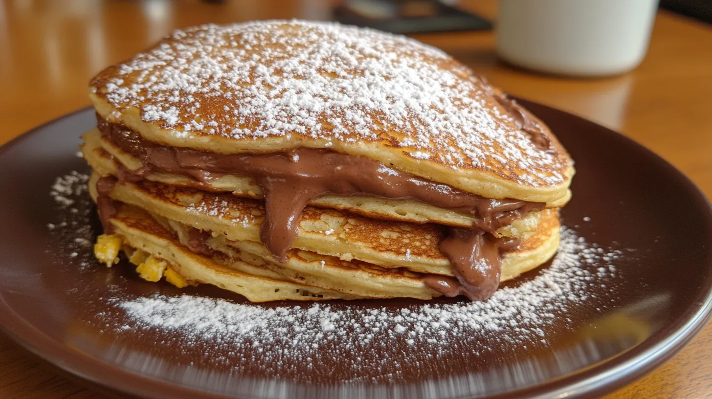 Fried Nutella Pancake Sandwich 06