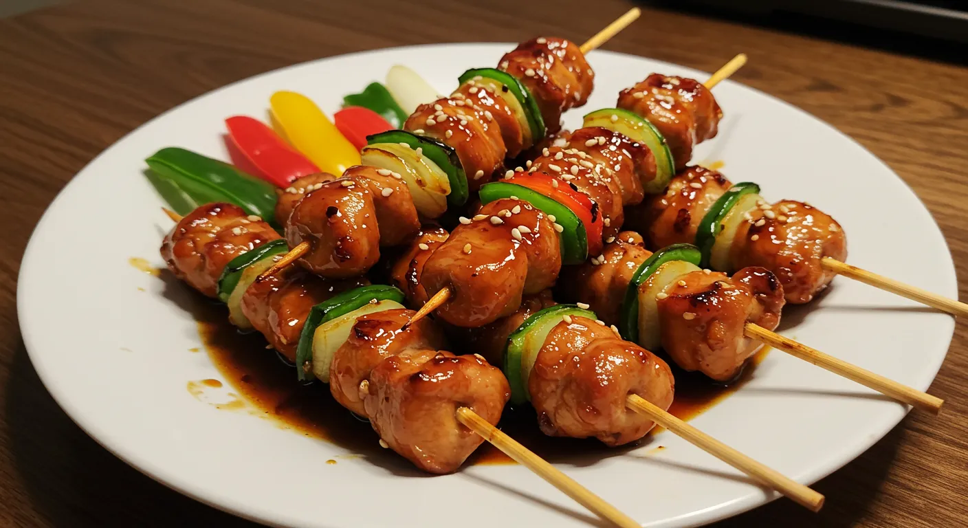 Teriyaki Chicken Skewers