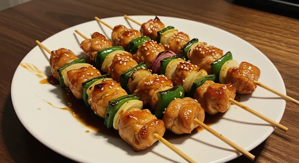 Teriyaki Chicken Skewers