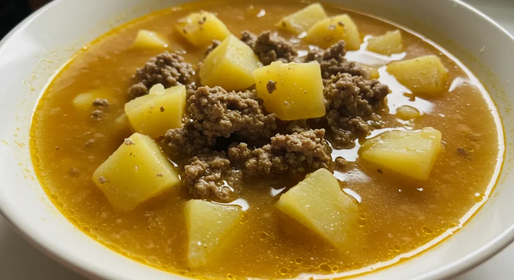 Hamburger Potato Soup