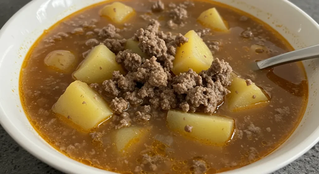 Hamburger Potato Soup