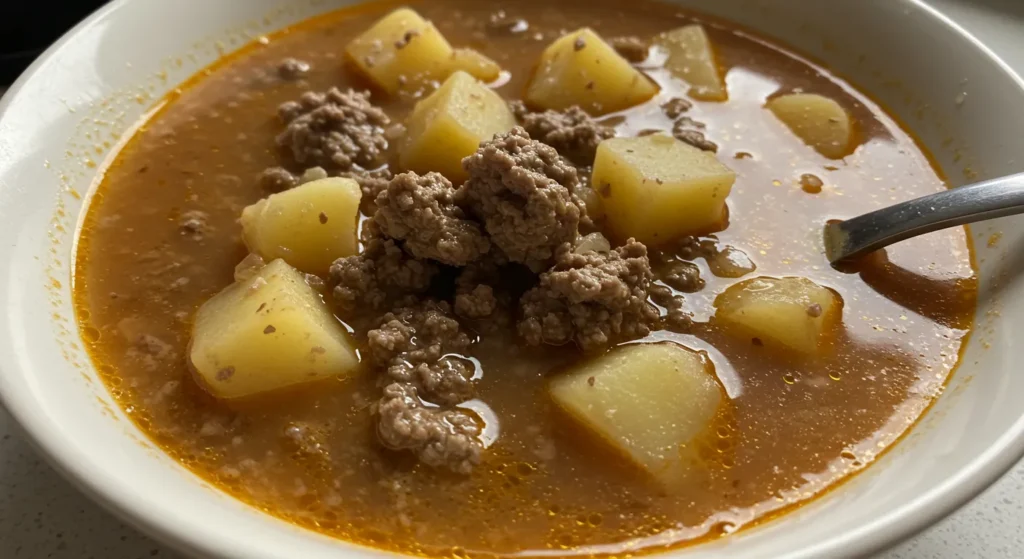 Hamburger Potato Soup