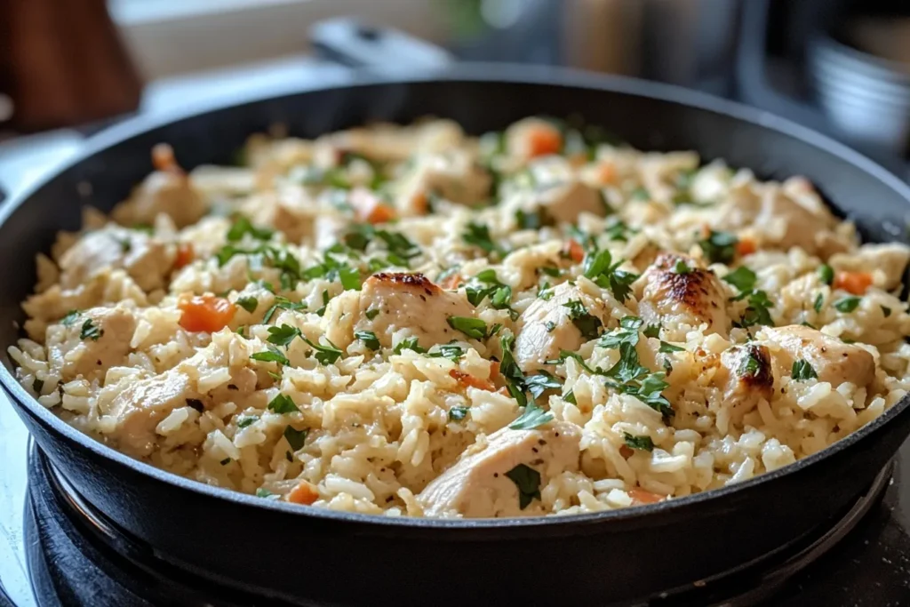 One Pan Creamy Parmesan Chicken Rice or website 03