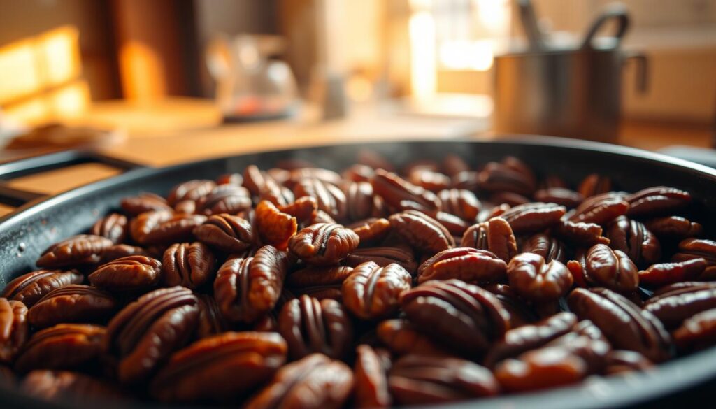 Pecan Toasting for Cheesecake Topping