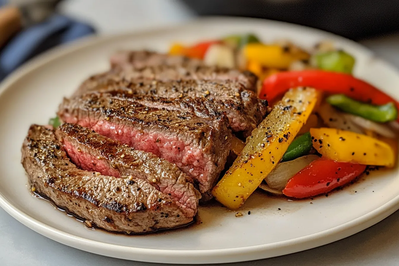 Pepper Steak with Bell Peppers and Onion01