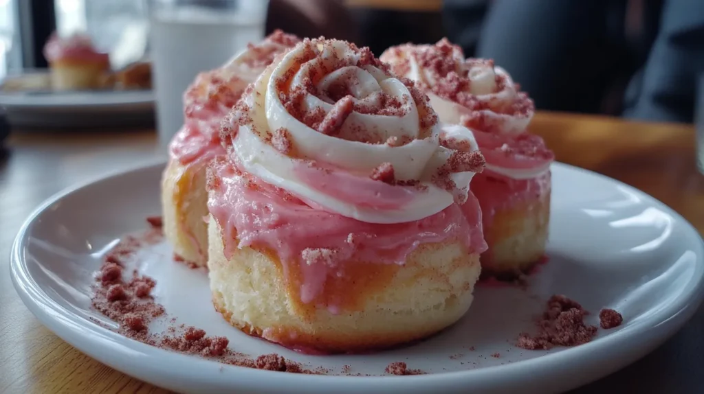 Pink Velvet Cinnamon Rolls 01