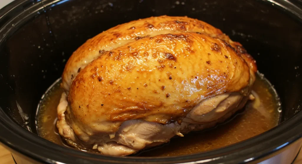 The Juiciest Slow Cooker Turkey Breast