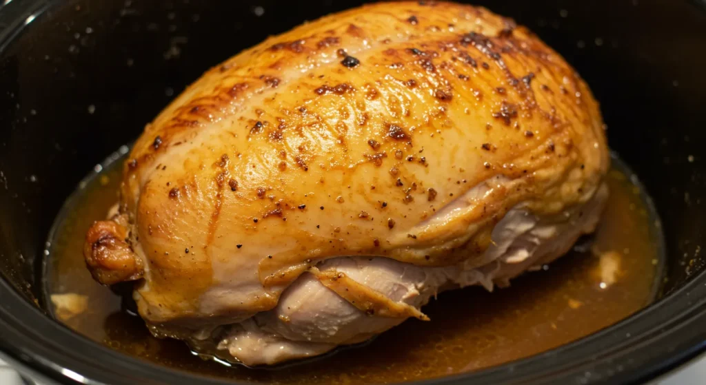 The Juiciest Slow Cooker Turkey Breast
