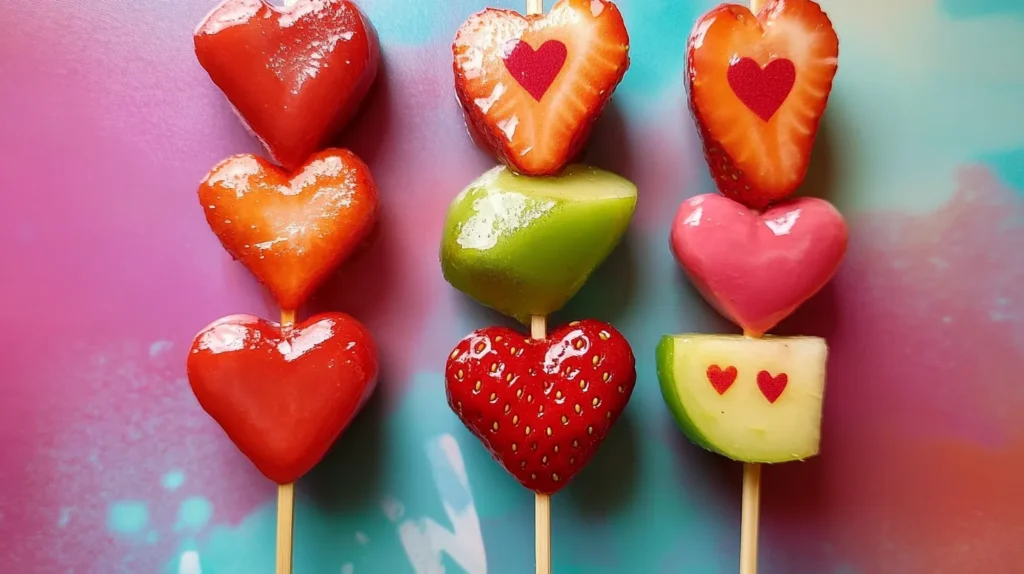 Valentine’s Day Fruit Skewers