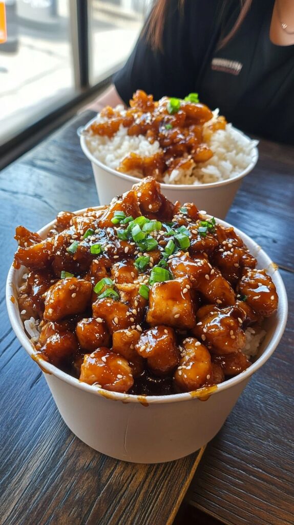 Hot Honey Chicken Bowls