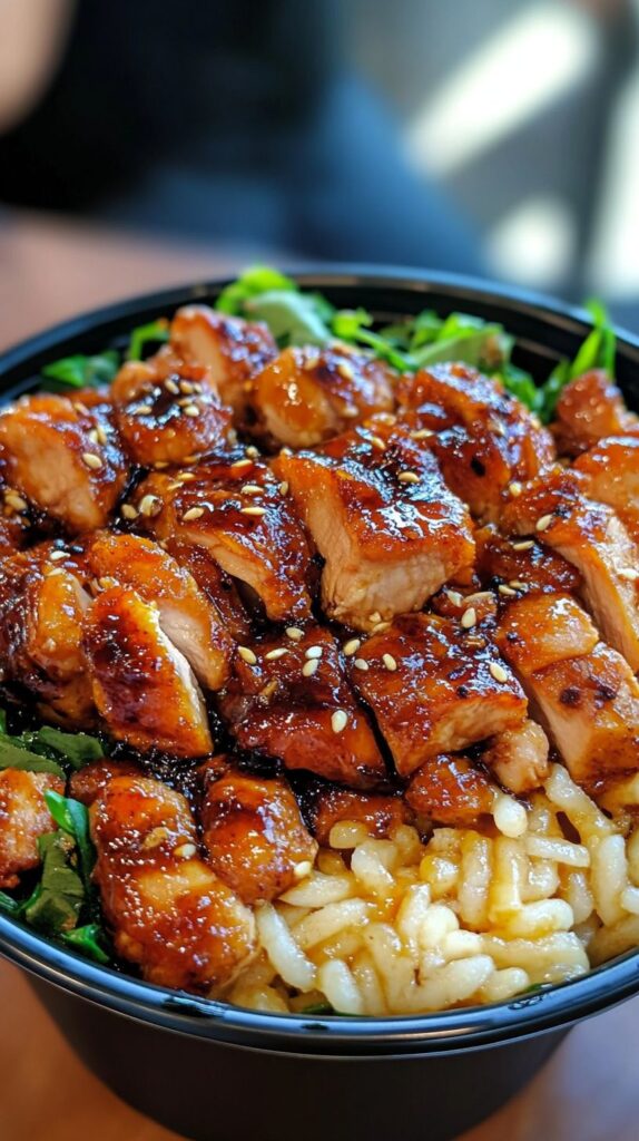 Hot Honey Chicken Bowls