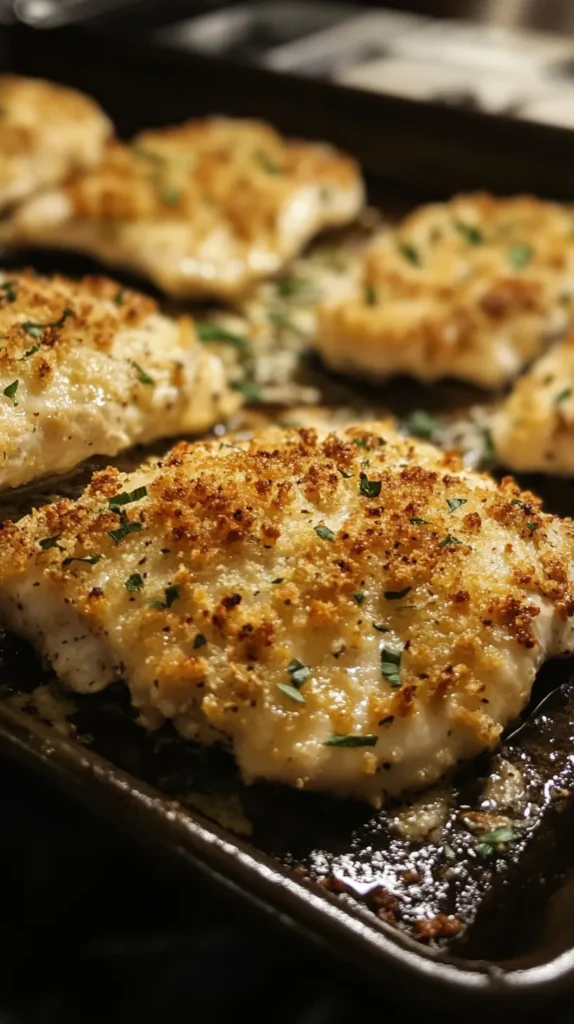 Parmesan-Crusted Chicken Sheet Pan Dinner