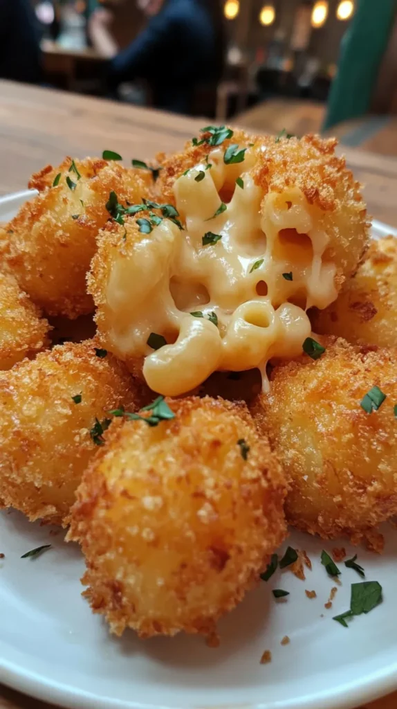 Crispy Mac and Cheese Bites