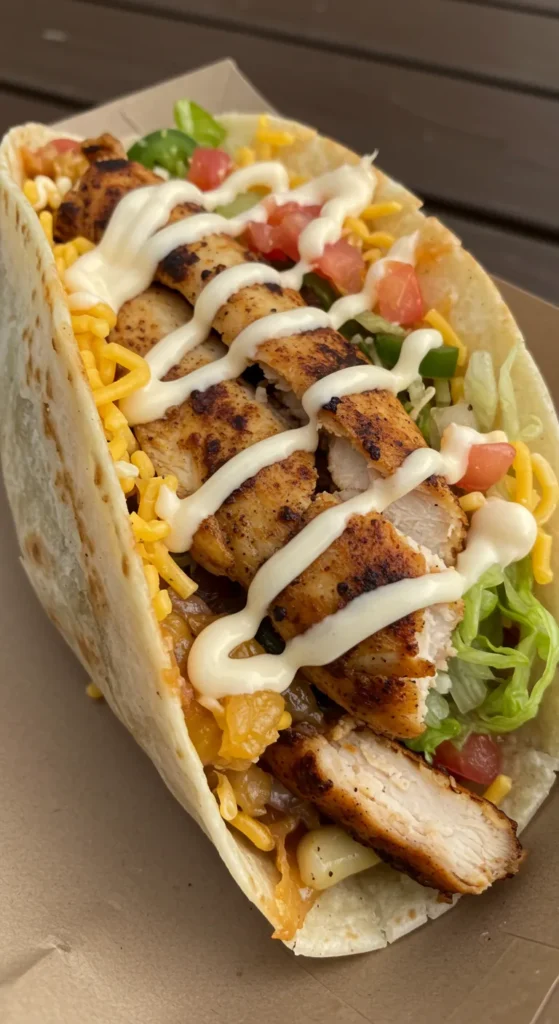 Chipotle Ranch Grilled Chicken Burrito