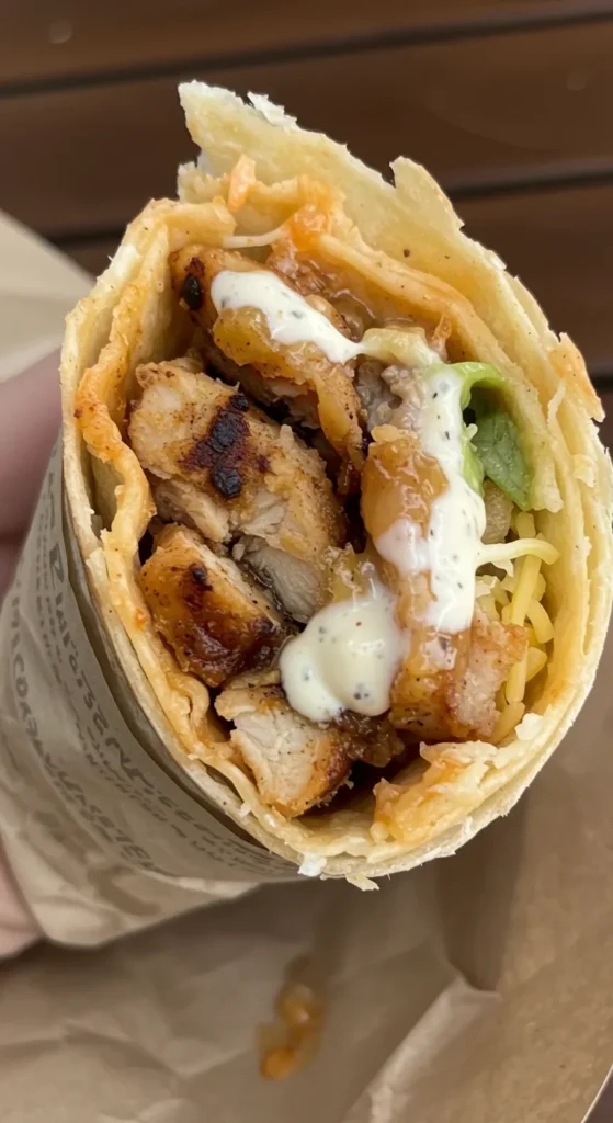 Chipotle Ranch Grilled Chicken Burrito