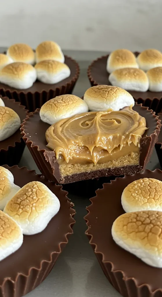 Peanut Butter Marshmallow Cups