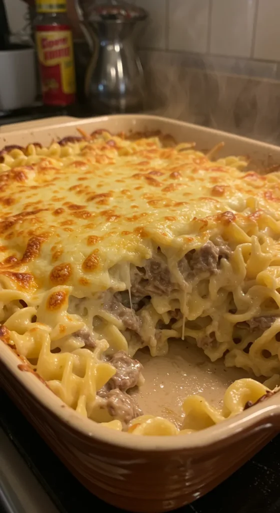 Sour Cream Beef Noodle Casserole