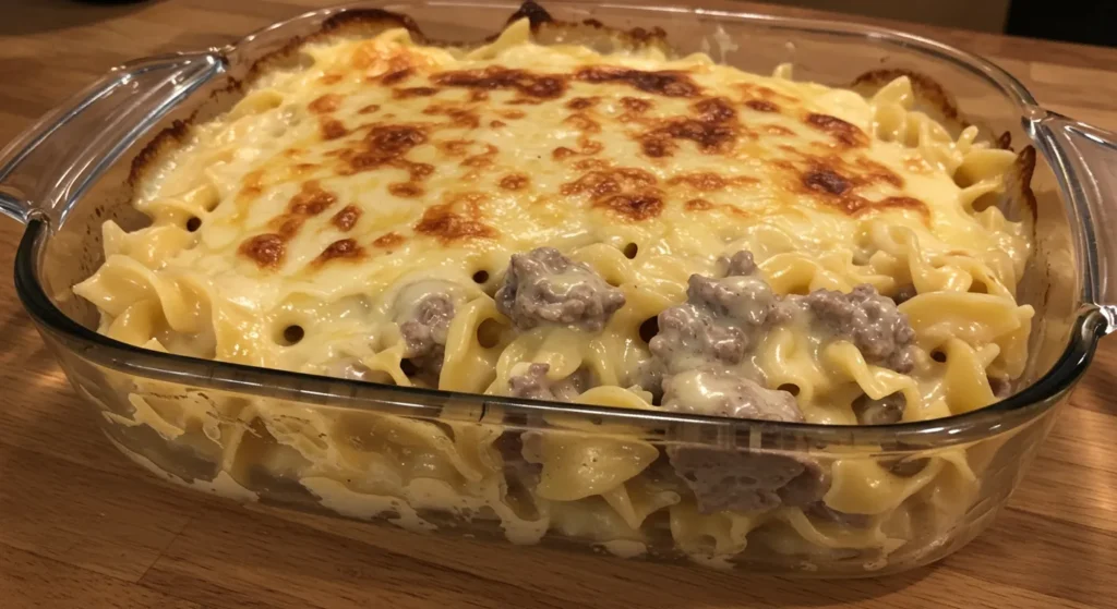 Sour Cream Beef Noodle Casserole