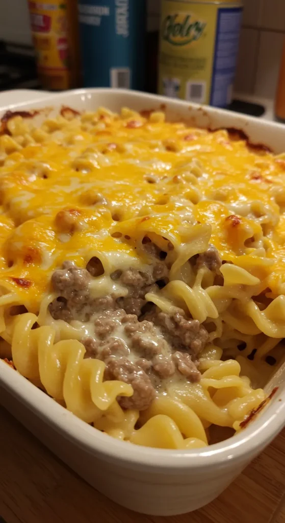 Sour Cream Beef Noodle Casserole