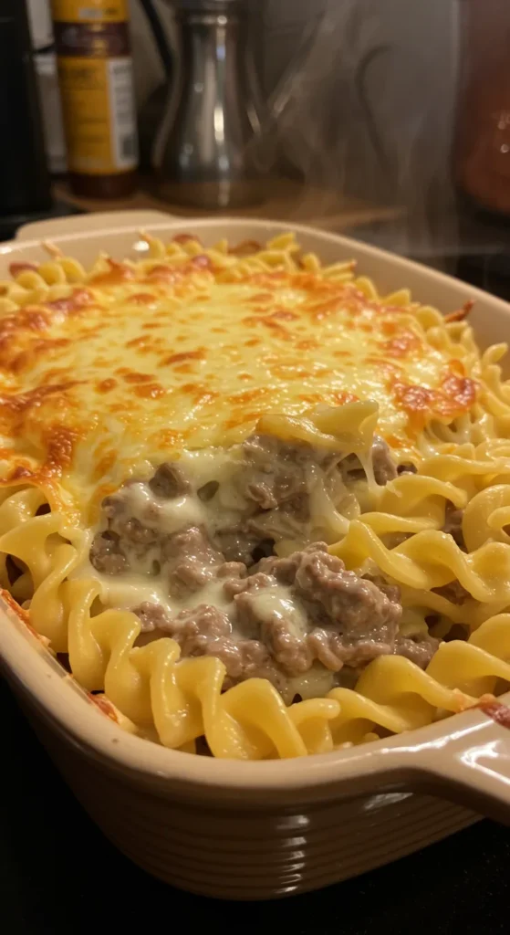 Sour Cream Beef Noodle Casserole