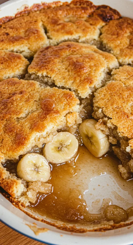 Southern Banana Cobbler