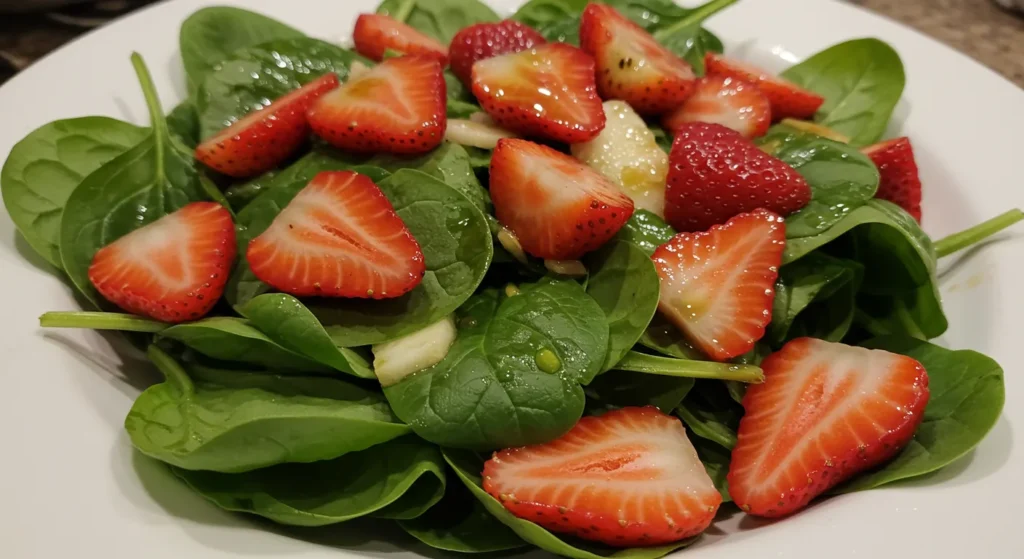 Strawberry Spinach Salad