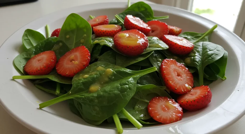 Strawberry Spinach Salad