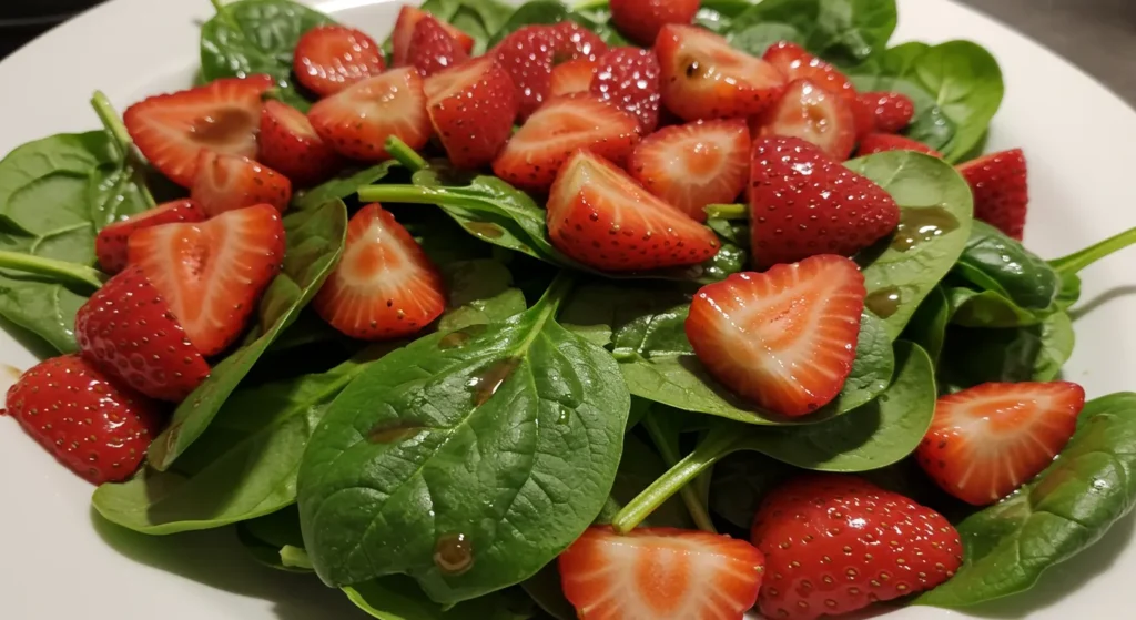 Strawberry Spinach Salad