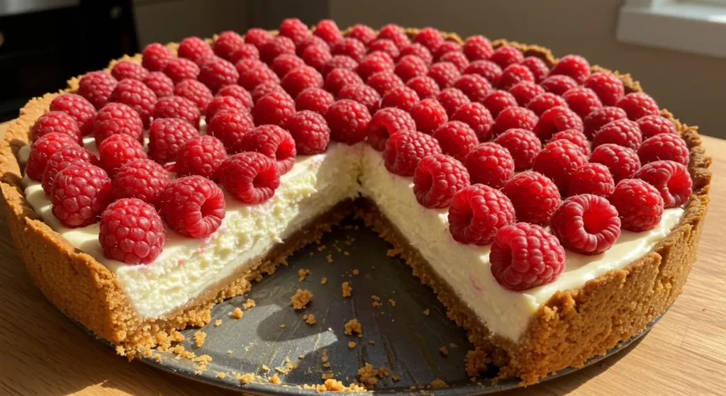 White Chocolate Raspberry Cheesecake
