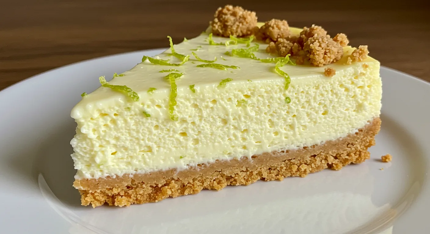 Zesty Lime Mousse Cheesecake