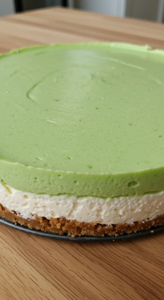 Zesty Lime Mousse Cheesecake