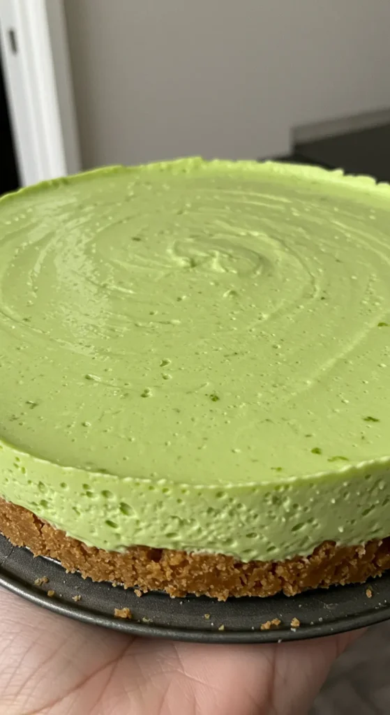 Zesty Lime Mousse Cheesecake