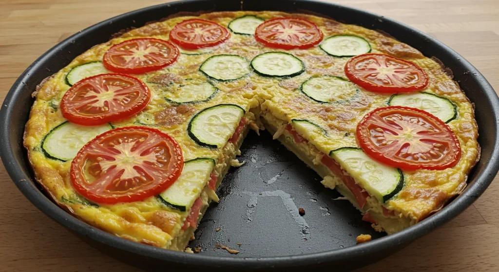 Zucchini and Tomato Frittata