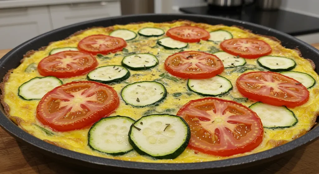 Zucchini and Tomato Frittata