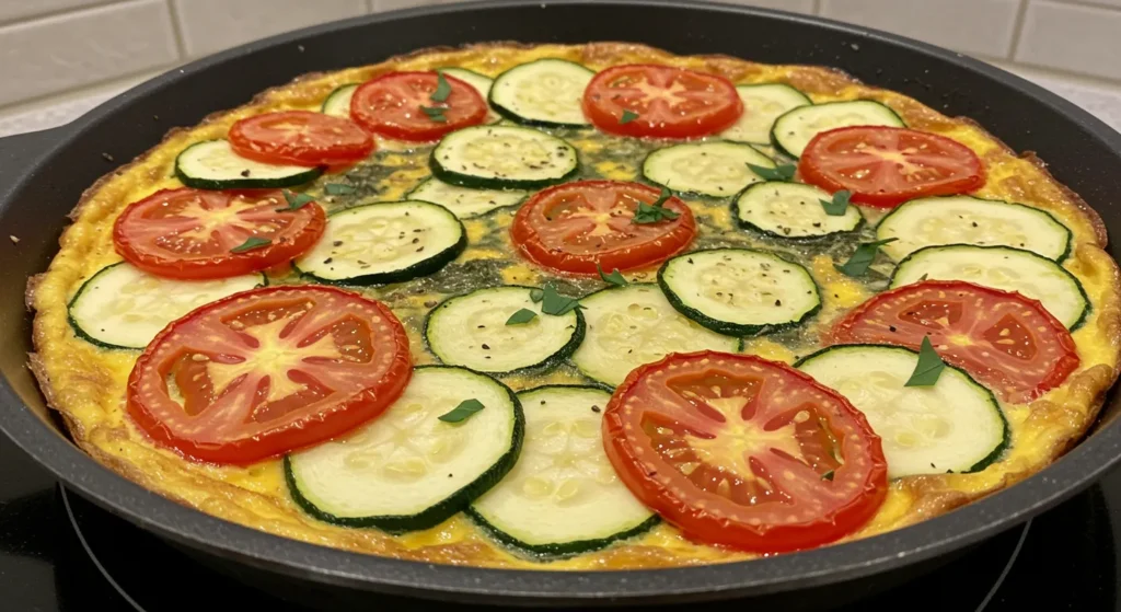 Zucchini and Tomato Frittata