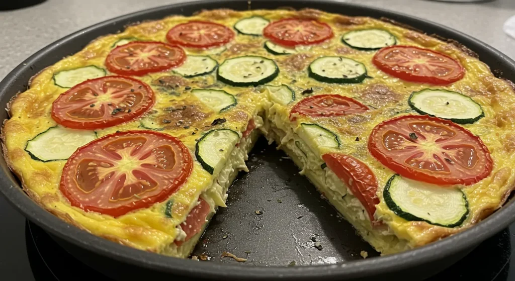 Zucchini and Tomato Frittata