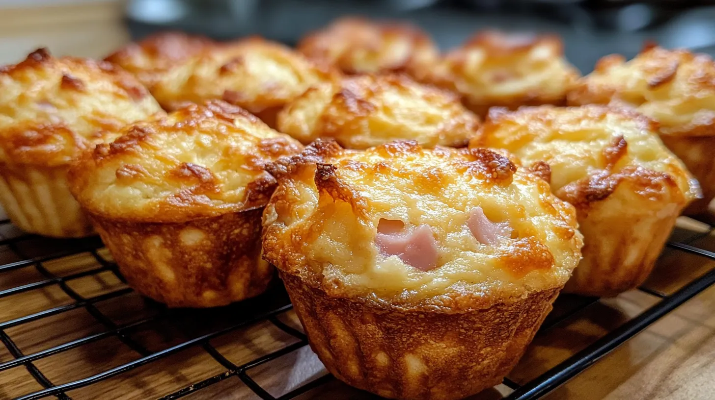 Ham & Cheese Breakfast Muffins