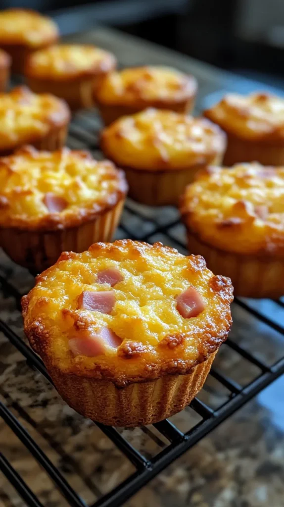 Ham & Cheese Breakfast Muffins