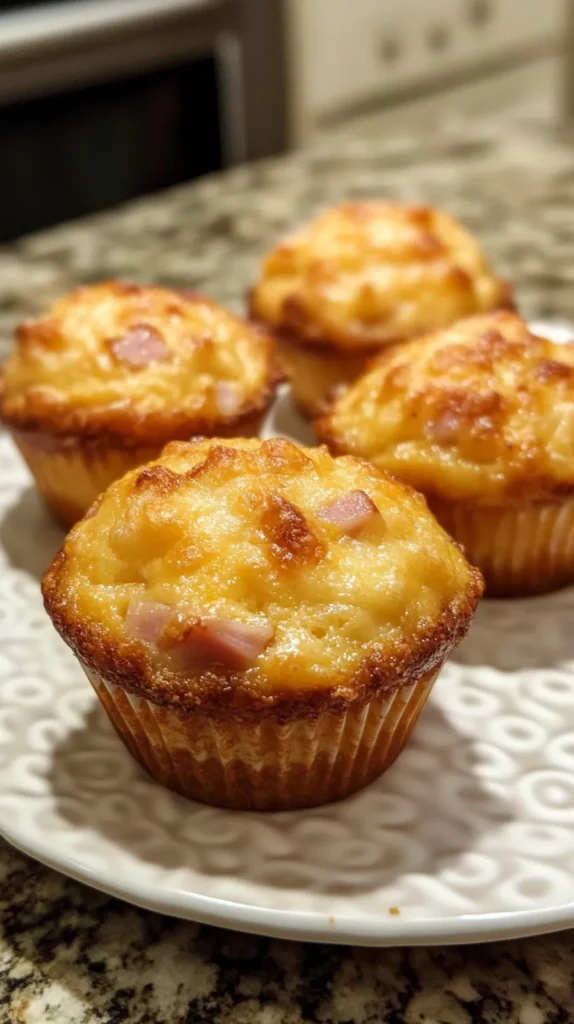 Ham & Cheese Breakfast Muffins