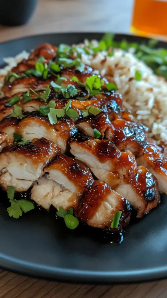 Bold Honey BBQ Chicken Rice