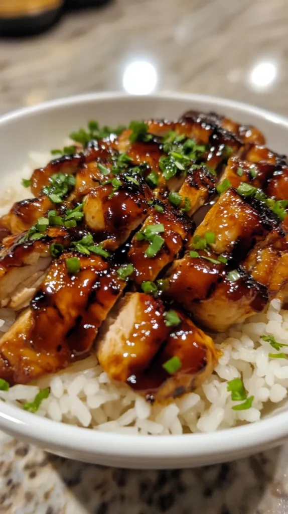 Bold Honey BBQ Chicken Rice