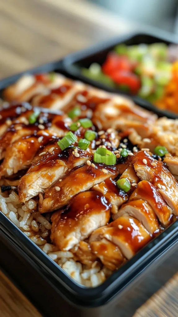 Bold Honey BBQ Chicken Rice