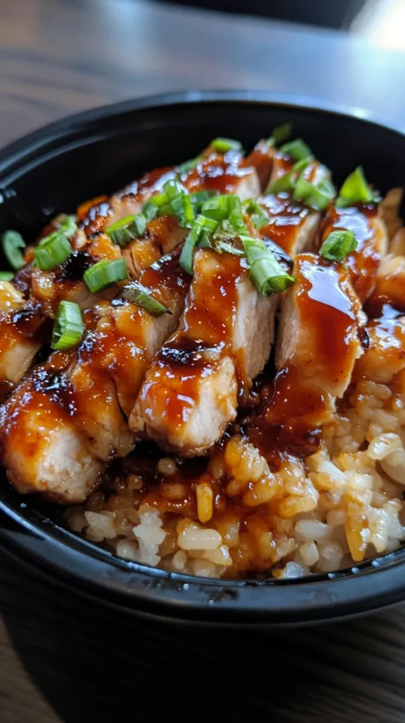 Bold Honey BBQ Chicken Rice