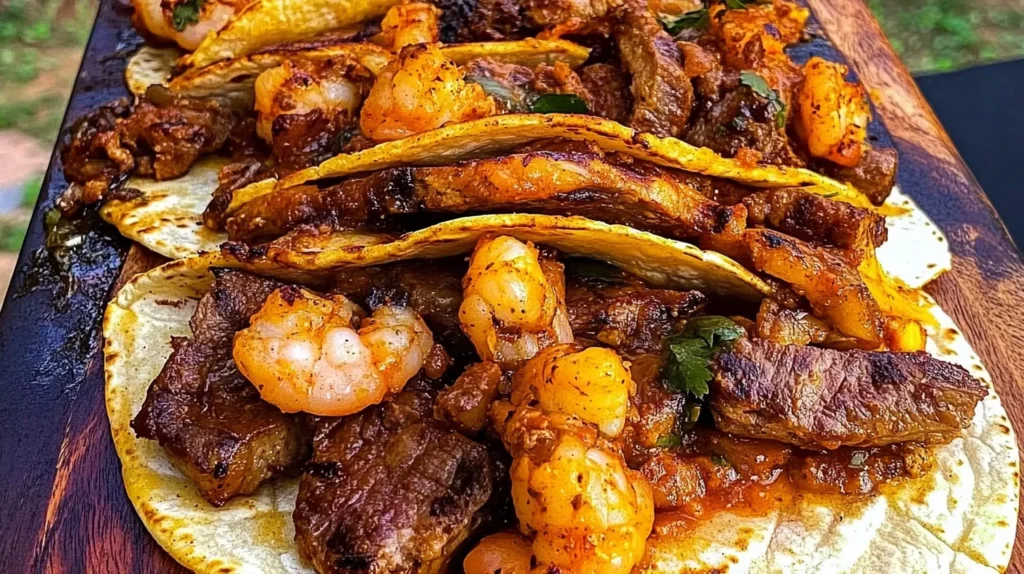 Steak & Shrimp Tacos