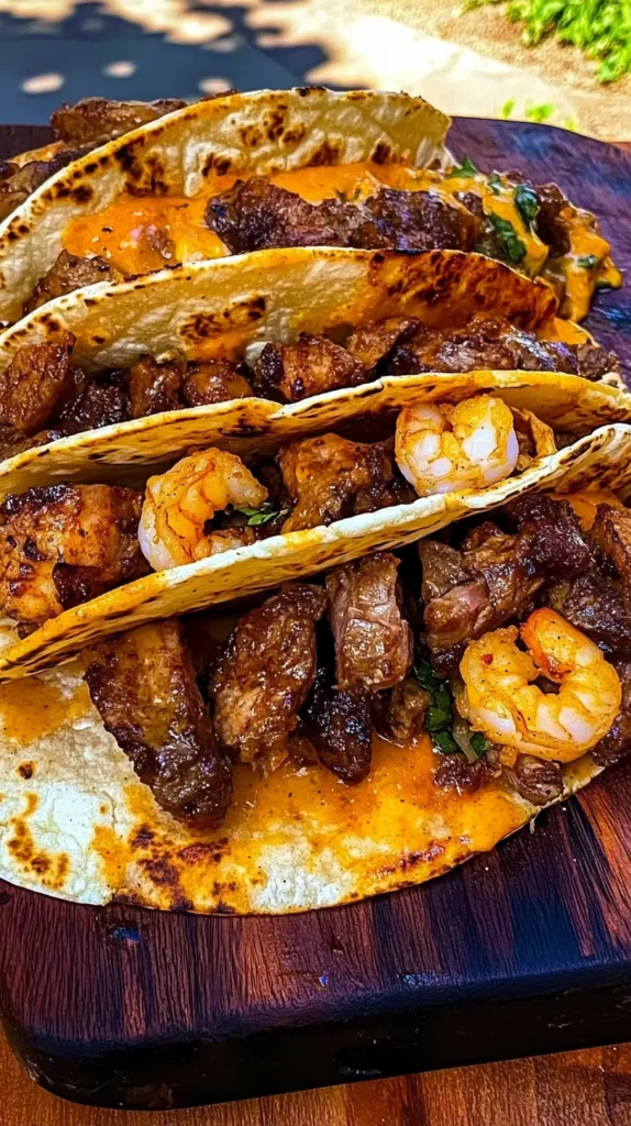 Steak & Shrimp Tacos