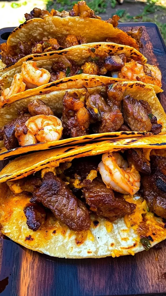 Steak & Shrimp Tacos