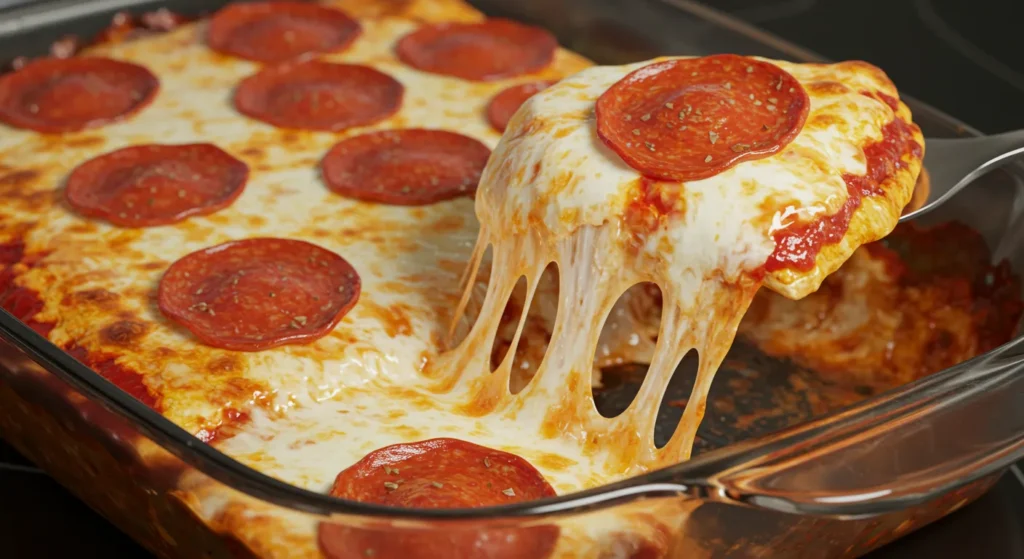 pepperoni pizza casserole